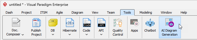 To generate diagram with AI