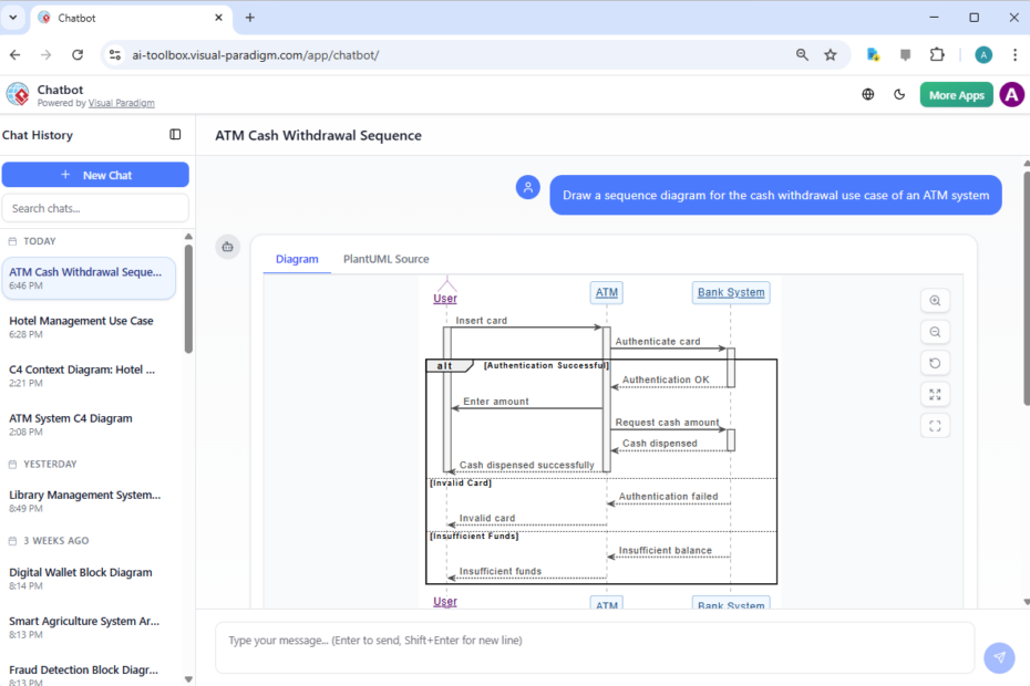 Architektur nahtloser Interaktionen: Der professionelle AI-Sequenzdiagramm-Generator von Visual Paradigm