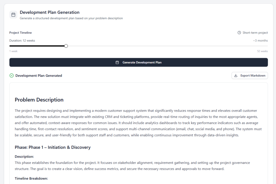 Was ist ein Entwicklungplan-Generator? Effizientes Projektplanung mit KI entsperren