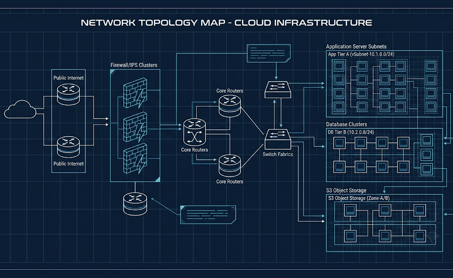 Automatisierte Netztopologie-Kartierung mit der Graphviz-DOT-Sprache