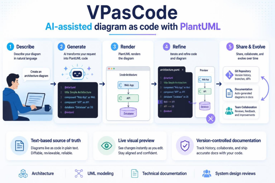 VPasCode: KI-gestütztes Diagram-as-Code mit PlantUML VPasCode: KI-gestütztes Diagram-as-Code mit PlantUML