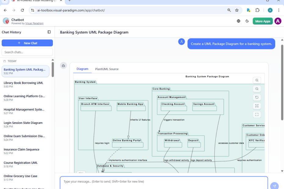 Generador de diagramas de paquetes con IA: Cómo Visual Paradigm lo hace fácil y potente