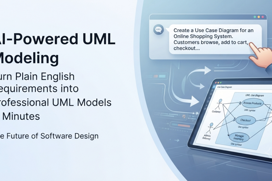 数分で本格的なUMLモデルに変換するためのシンプルな英語要件の扱い方