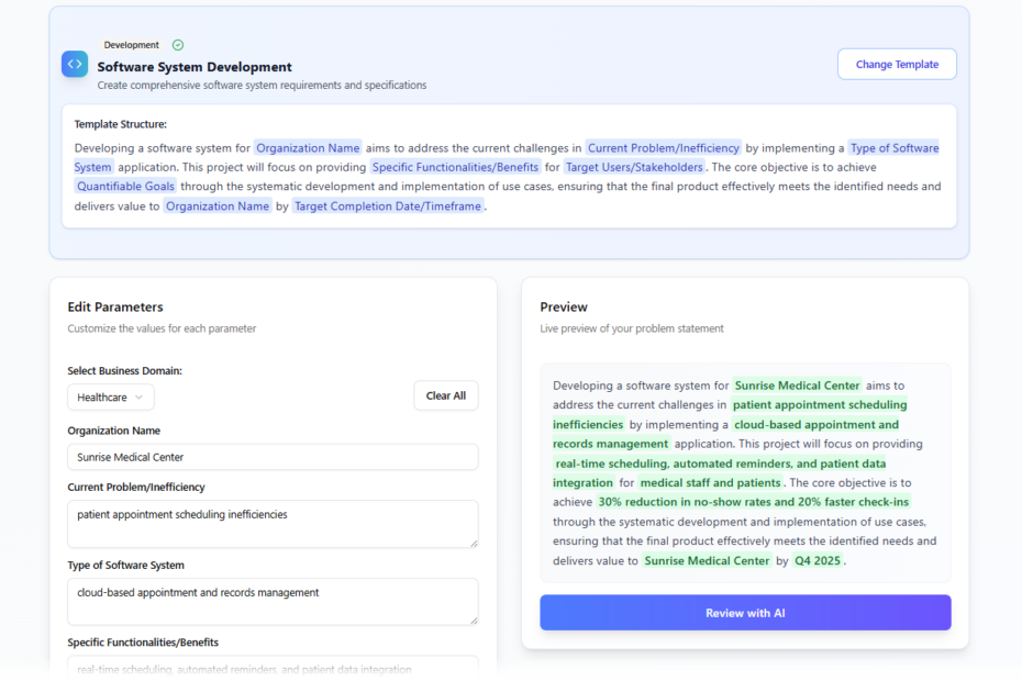 Co to jest generator opisu problemu zasilany sztuczną inteligencją i jak może uruchomić Twoje projekty?