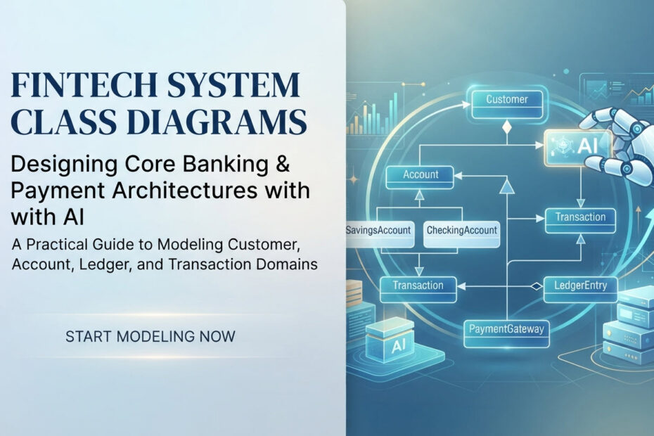 Exemplos de Diagramas de Classes de Sistema Bancário e Fintech Exemplos de Diagramas de Classes de Sistema Bancário e Fintech