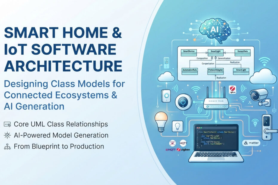 Modelos de Classes de Arquitetura de Software para Casa Inteligente e IoT