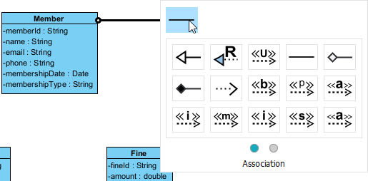 To create an association between classes