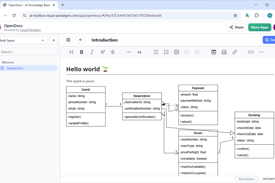 Классические диаграммы с искусственным интеллектом с помощью Visual Paradigm: Полное руководство