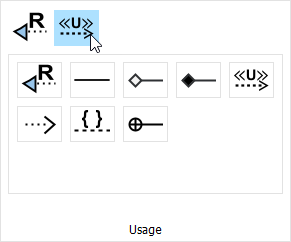 To create a required interface by creating a Usage relationship