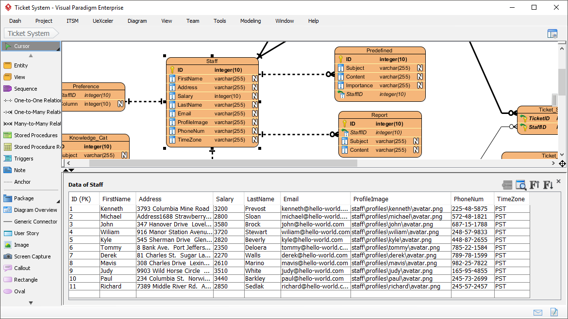 1 visual paradigm erd tools