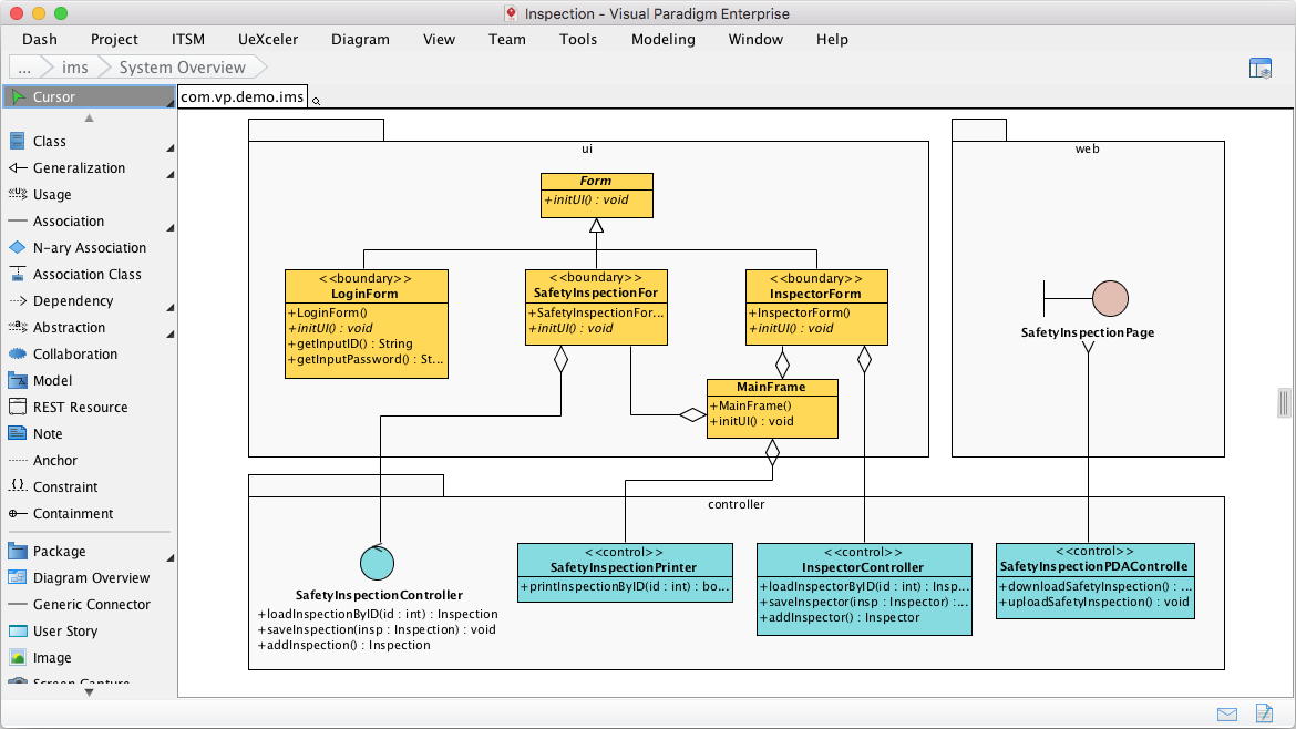 Latest UML 2.x diagrams and notations support