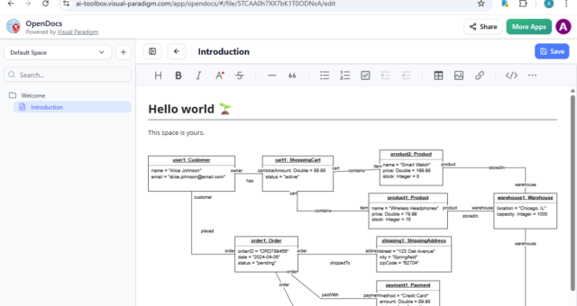 AI Object Diagram Generator: Unlock Instant UML Snapshots with Visual Paradigm
