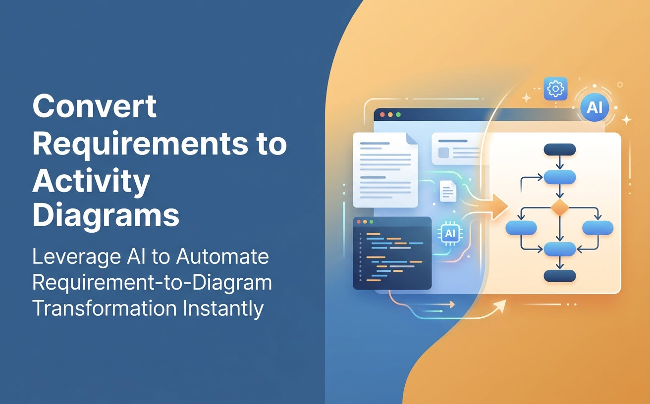 How to Turn User Stories & Requirements Documents into Activity Diagrams Automatically
