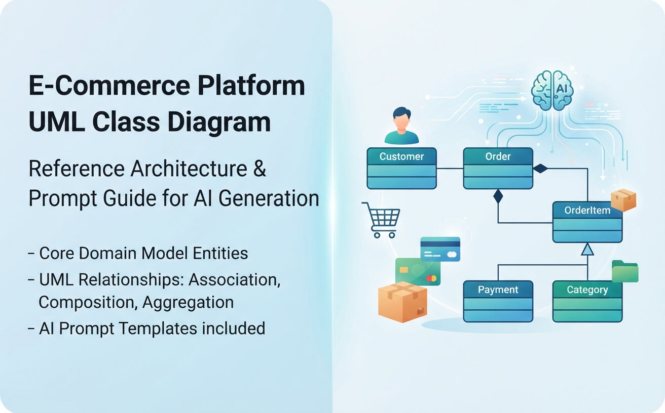 E-Commerce Platform UML Class Diagram
