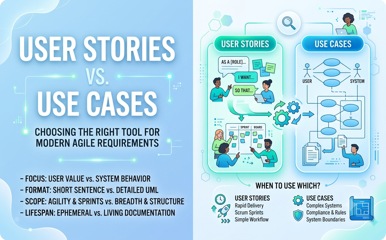 User Stories vs. Use Cases (When to Use Which?)