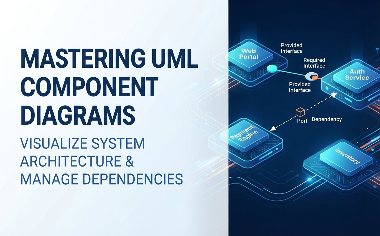 The Complete Guide to UML Component Diagrams: Symbols, Rules, and Best Practices