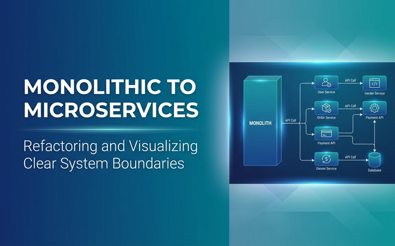 Monolithic vs. Microservices Architecture: Visualizing System Boundaries
