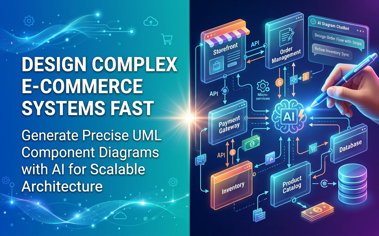 E-Commerce System Architecture Component Diagrams