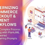 E-Commerce Checkout & Payment Processing Workflow Examples (with PlantUML / AI Prompts)